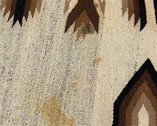 AS-IS Huge Native American Rug 117 x 66in