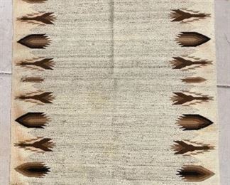 AS-IS Huge Native American Rug 117 x 66in