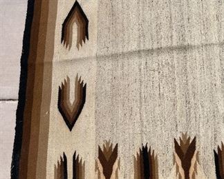 AS-IS Huge Native American Rug 117 x 66in