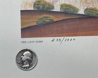 5pc Navajo Quincy Tahoma Litho Prints Lithograph 1972 H. Tutt Native American of Santa Fe Art Unframed 24.75x16.75 Image: 19x12in