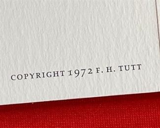 5pc Navajo Quincy Tahoma Litho Prints Lithograph 1972 H. Tutt Native American of Santa Fe Art Unframed 24.75x16.75 Image: 19x12in