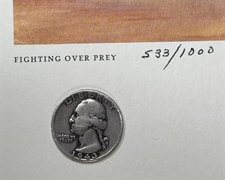 5pc Navajo Quincy Tahoma Litho Prints Lithograph 1972 H. Tutt Native American of Santa Fe Art Unframed 24.75x16.75 Image: 19x12in