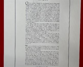 5pc Navajo Quincy Tahoma Litho Prints Lithograph 1972 H. Tutt Native American of Santa Fe Art Unframed 24.75x16.75 Image: 19x12in