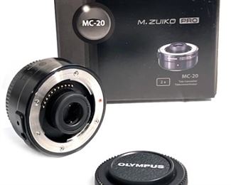 Olympus M. Zuiko Digital 2x Teleconverter MC-20 Micro Four Thirds WD523600 Box: 3.25x4.5x3.25in HxWxD