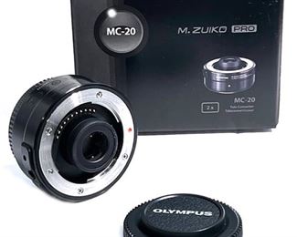 Olympus M. Zuiko Digital 2x Teleconverter MC-20 Micro Four Thirds WD523600 Box: 3.25x4.5x3.25in HxWxD