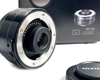 Olympus M. Zuiko Digital 2x Teleconverter MC-20 Micro Four Thirds WD523600 Box: 3.25x4.5x3.25in HxWxD