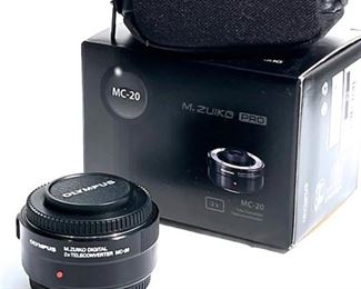 Olympus M. Zuiko Digital 2x Teleconverter MC-20 Micro Four Thirds WD523600 Box: 3.25x4.5x3.25in HxWxD