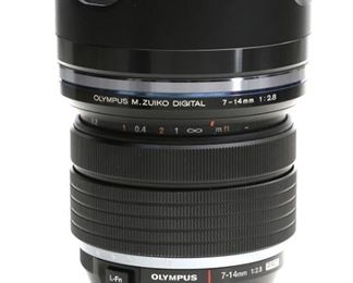 Olympus M. Zuiko Digital 7-14mm 1:2.8 PRO Zoom Lens f/2.8 Micro Four Thirds ED Fisheye Case: 7in Long x 4.5in Diameter