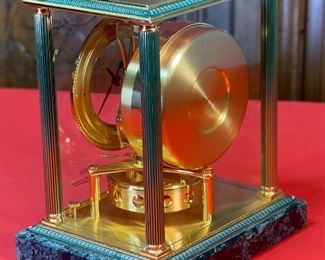 Jaeger-LeCoultre ATMOS Vendome 540 Clock Ref: 220.013.0 Empire 9.5x8.5x6.5in HxWxD