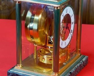 Jaeger-LeCoultre ATMOS Vendome 540 Clock Ref: 220.013.0 Empire 9.5x8.5x6.5in HxWxD