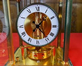 Jaeger-LeCoultre ATMOS Vendome 540 Clock Ref: 220.013.0 Empire 9.5x8.5x6.5in HxWxD