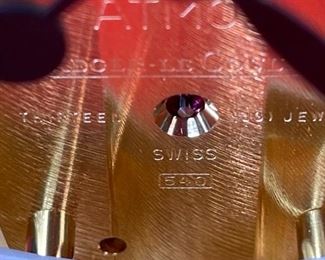 Jaeger-LeCoultre ATMOS Vendome 540 Clock Ref: 220.013.0 Empire 9.5x8.5x6.5in HxWxD