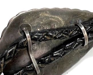 5pc Vintage Southwest Sterling Silver REAL Scorpion Ranger Set Bolo Tie, Belt Buckle, Belt Tip, Collar Tips Cowboy Buckle: Takes up to 1.5in Belt 3x3in