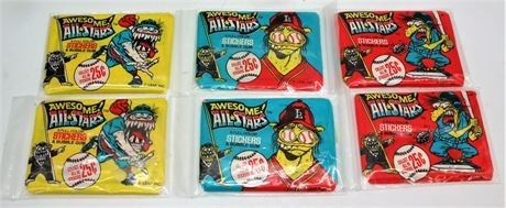 Lot 096
VTG Awesome All Stars cards stickers