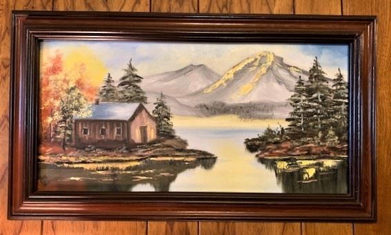 Original oil painting by California artist Ruth Emerson - ca. 1940's