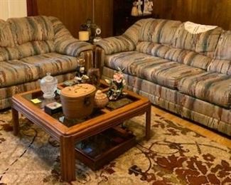 Couch w/Matching Loveseat, Coffee Table
