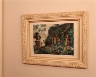 Artwork - Indonesian Ornate Frame & Art