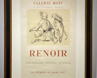 Pierre Auguste Renoir Poster Aquarelles