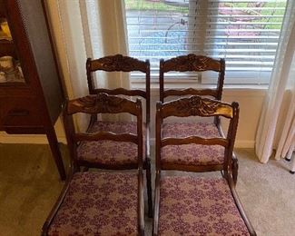 Vintage chairs $135