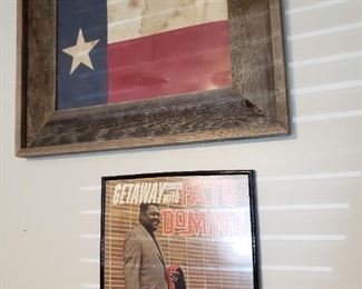 Texas Art
Fats Domino Framed Album 