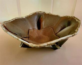 Free form ceramic art vessel by Linda Ochenrider $79 or bid #20