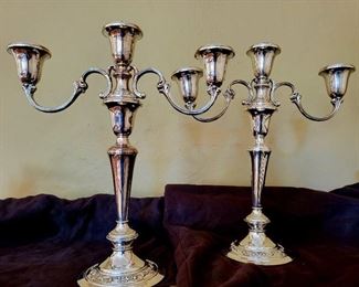 Pair of Gorham Sterling Candelabra #5