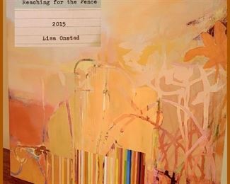 "Reaching for the Fence" by Lisa Onstad 2015 $249 or bid #24