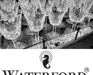 Complete set of Waterford Crystal stemware #48