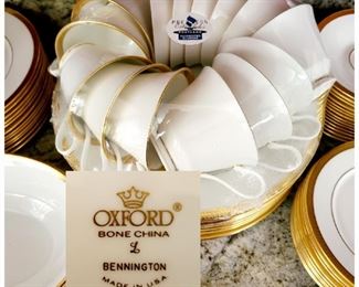 Complete service of OXFORD China "Bennington" $90 or bid #49