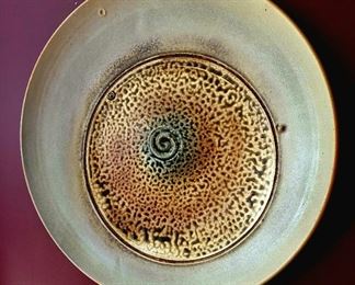 artist signed Ceramic art wall sculpture $325 or bid #55