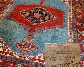 6x8 hand knotted Turkish Rug $550 or bid #75