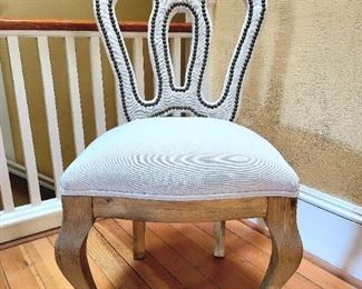 Contemporary side chair $115 or bid #67
