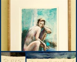 2015 original work artist signed $245 or bid #86