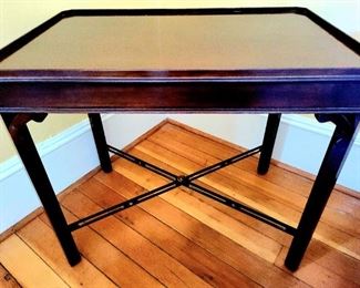 Vintage mahogany seems table