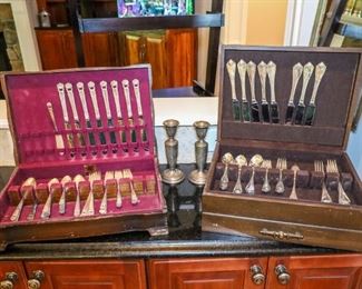 Silverplate flatware