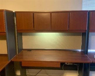 Bush Desk with Hutch