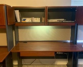 Bush Desk with Hutch