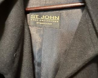St. John wool coat sz 12