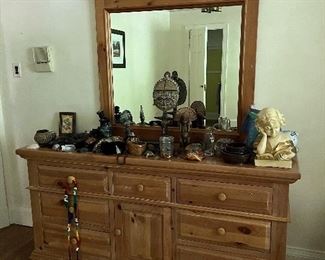pine furniture - dressers, mirrors, armoire