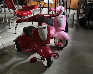 Radio Flyer plastic tricycles