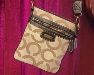 Faux Coach Crossbody