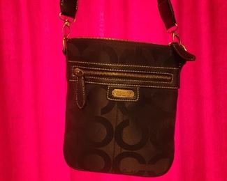 Faux Coach Crossbody 