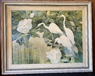 Huge Vintage Reproduction Painting