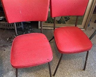 Retro Red Chairs