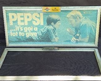 Vintage Pepsi Metal Signs