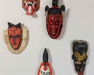 African Masks 3 Plus Bonus Likely From India Region