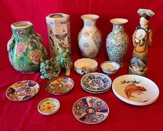 Asian Themed Ceramic Pottery