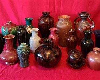 Ceramic and Glass Vases