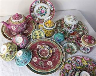 Chinese Tea and Plates