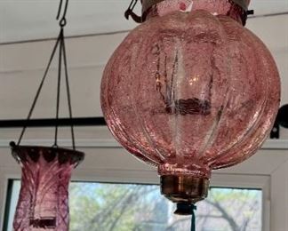 Colorful Hanging Glass Lanterns b